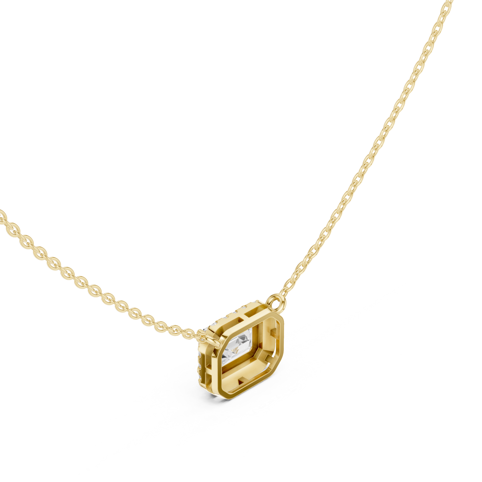 Gold Celestial Orbit Pendant Right View