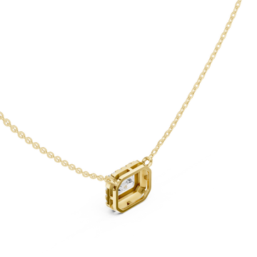 Gold Celestial Orbit Pendant Right View