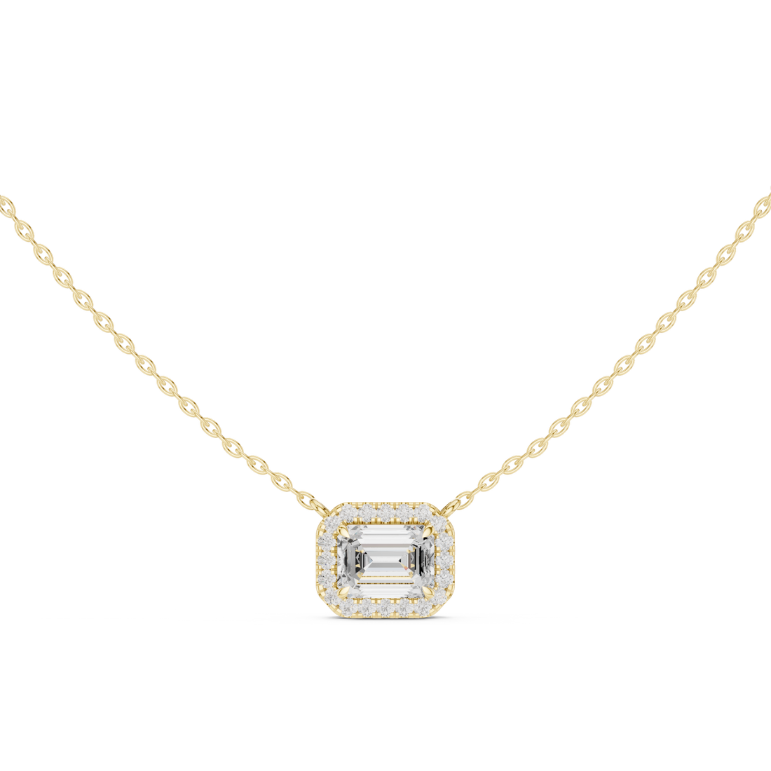 Gold Celestial Orbit Pendant Right View