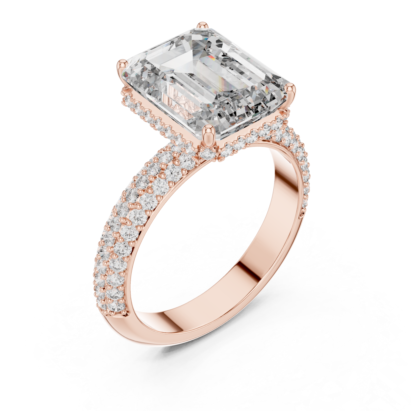  Rose Gold Starlit Majesty Statement Ring Right View