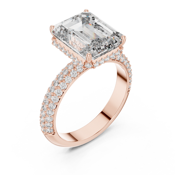  Rose Gold Starlit Majesty Statement Ring Right View