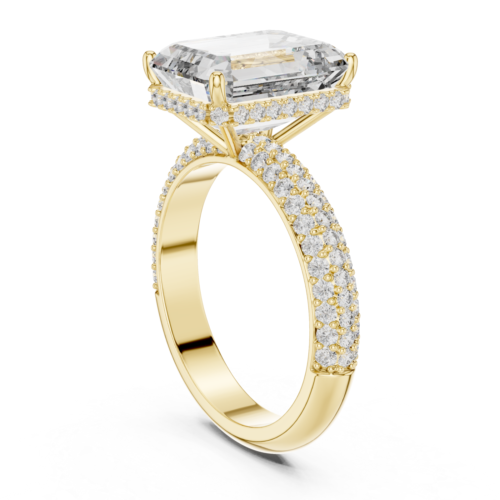  Gold Starlit Majesty Statement Ring Left View