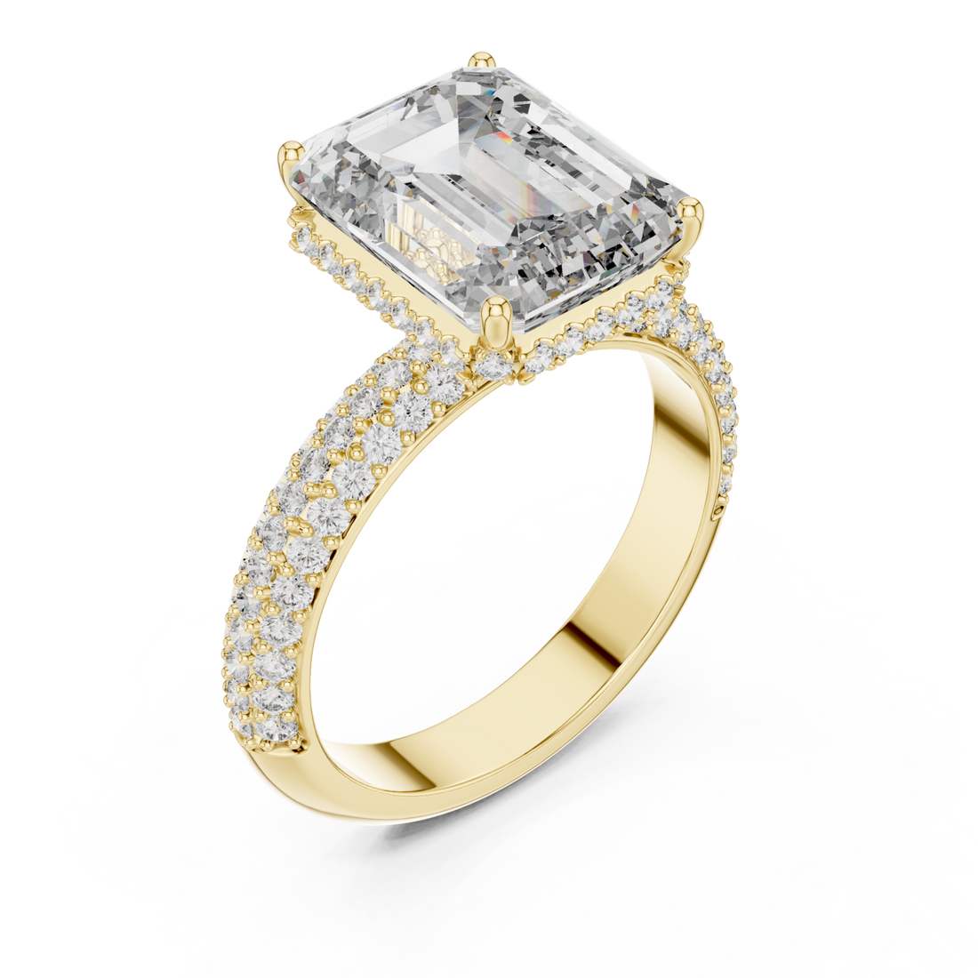 Gold Starlit Majesty Statement Ring Right View