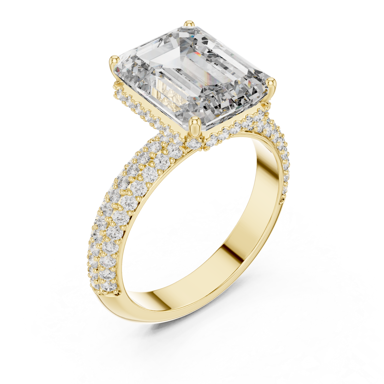 Gold Starlit Majesty Statement Ring Right View