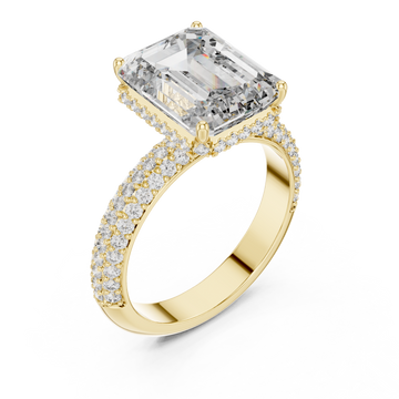 Gold Starlit Majesty Statement Ring Right View