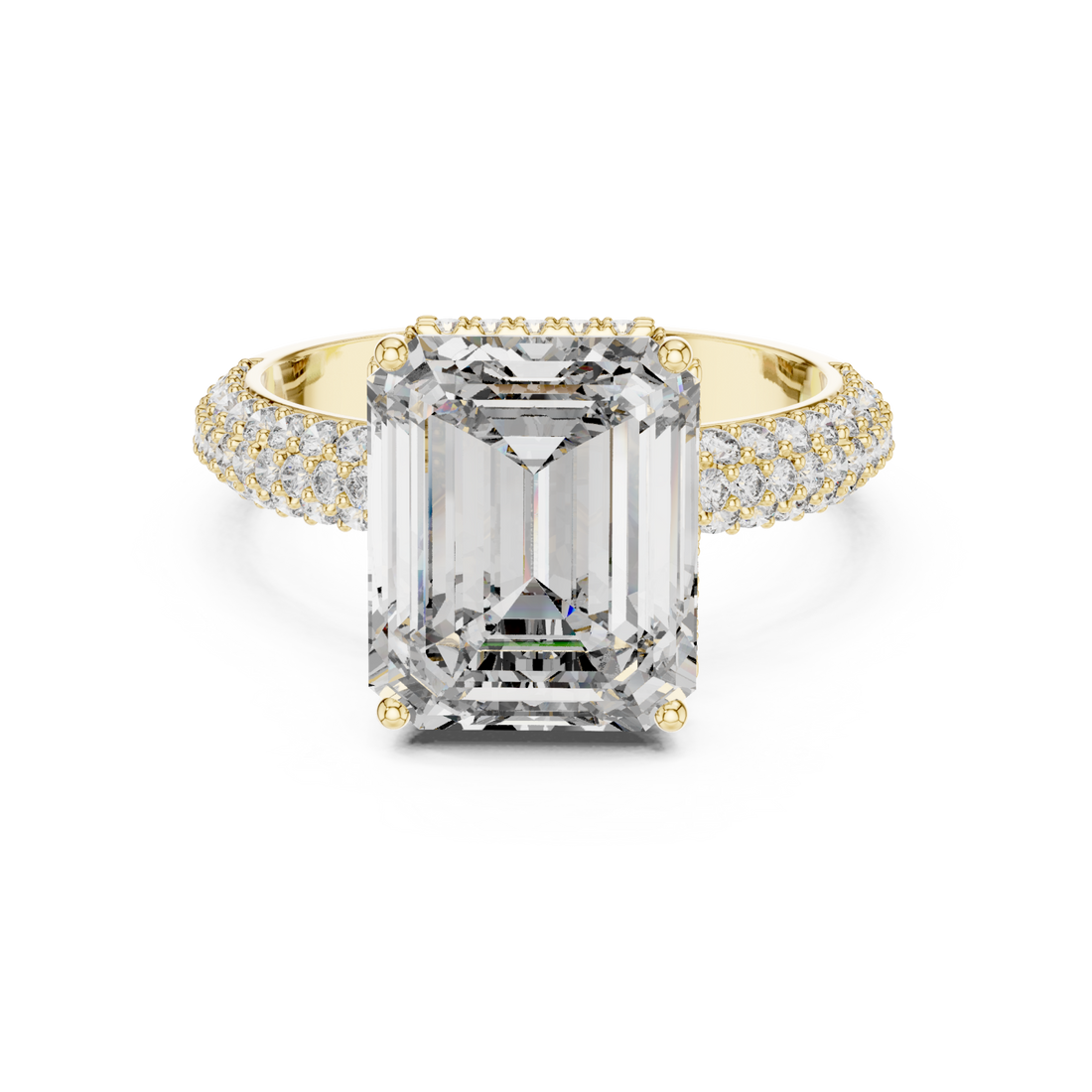 Gold Starlit Majesty Statement Ring Right View