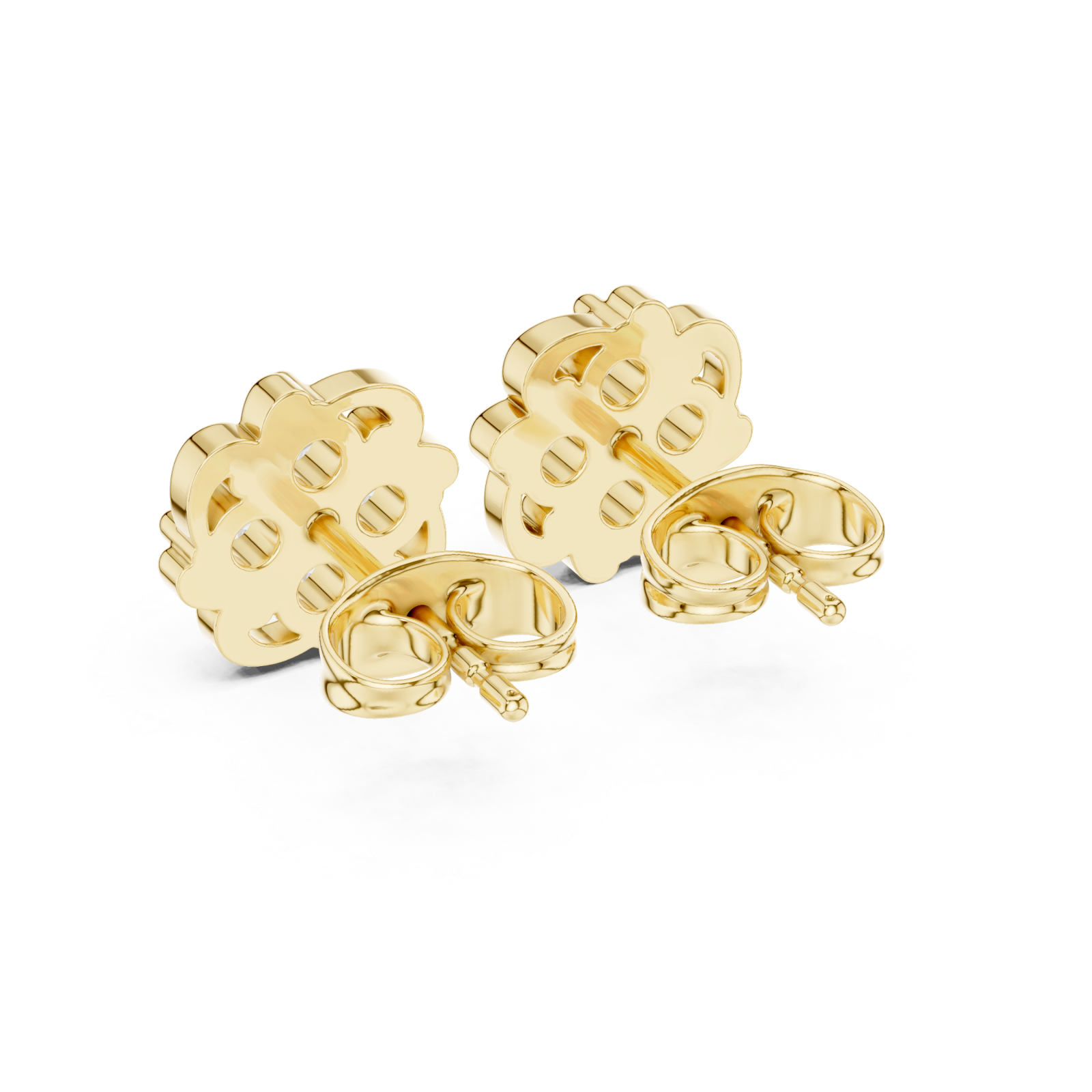  Gold Opulent Vintage Radiance Studs Side View