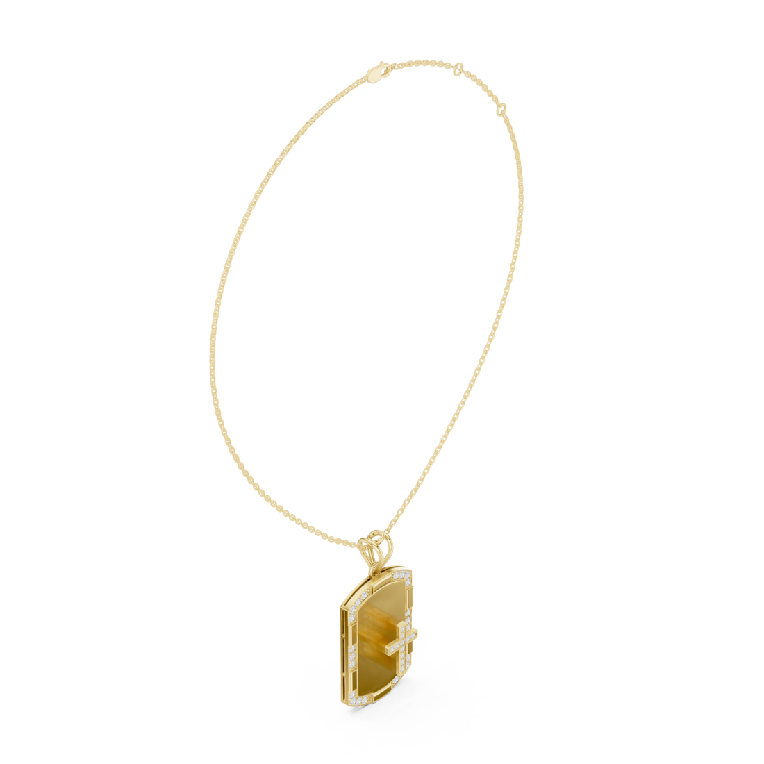  Gold Eternal Horizon Arch Statement Pendant Front View