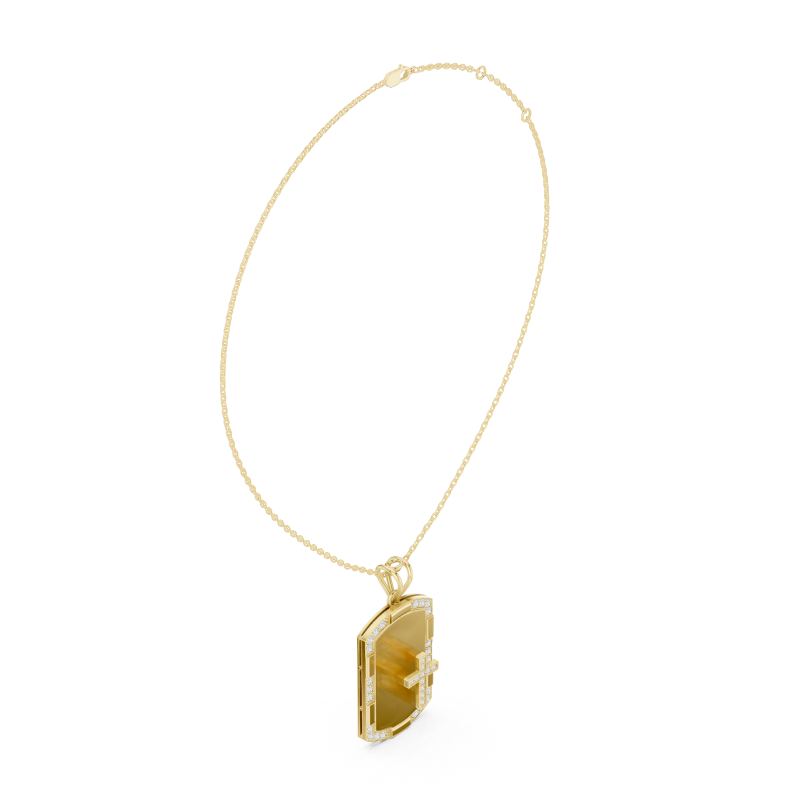  Gold Eternal Horizon Arch Statement Pendant Left View