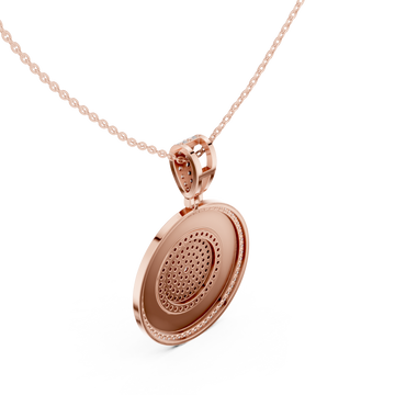  Rose Gold Celestial Harmony Signature Pendant Right View