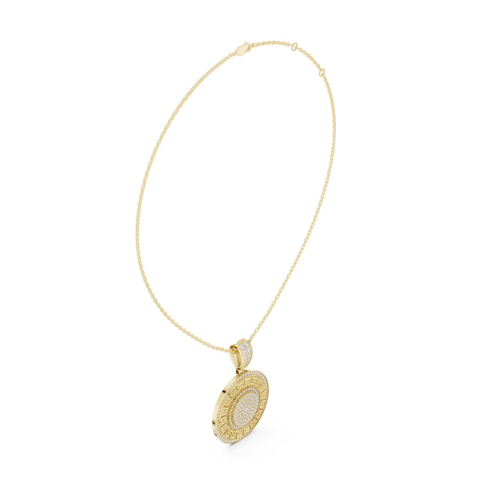  Gold Celestial Harmony Signature Pendant Left View