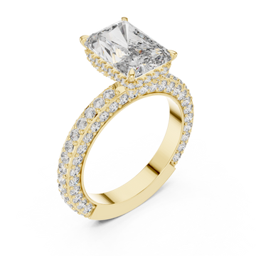 Gold Enchanted Promise Royal Aura Ring Right View