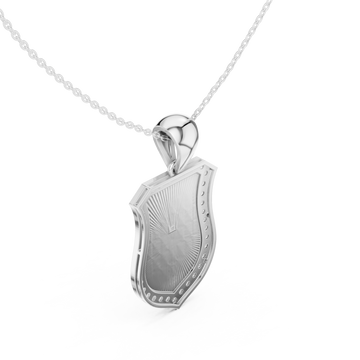  White Gold Whispering Dawn Pendant Right View