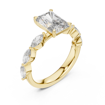 Gold Celestial Grace Couture Band Right View