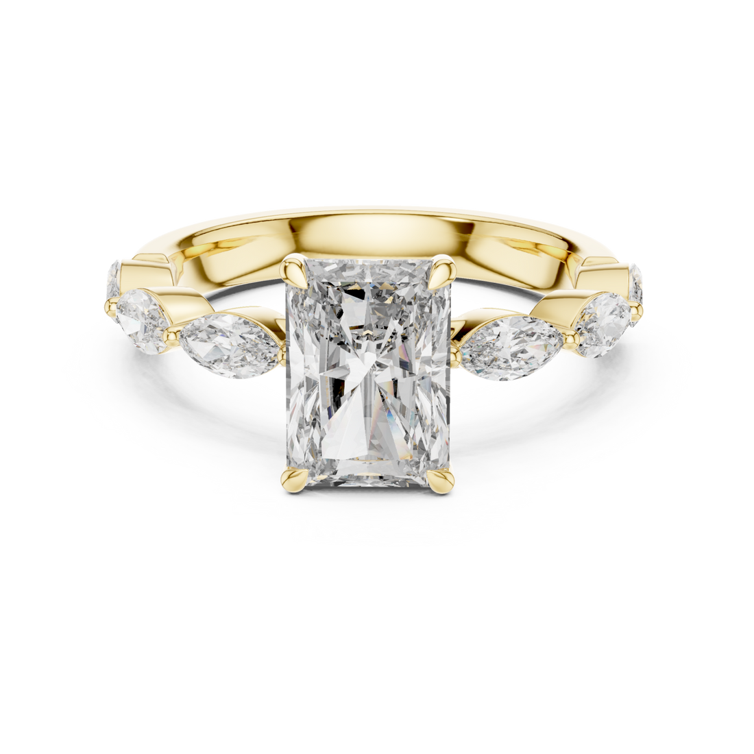 Gold Celestial Grace Couture Band Right View