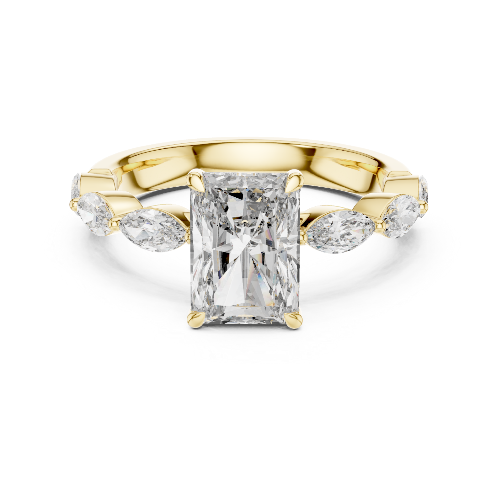  Gold Celestial Grace Couture Band Front View