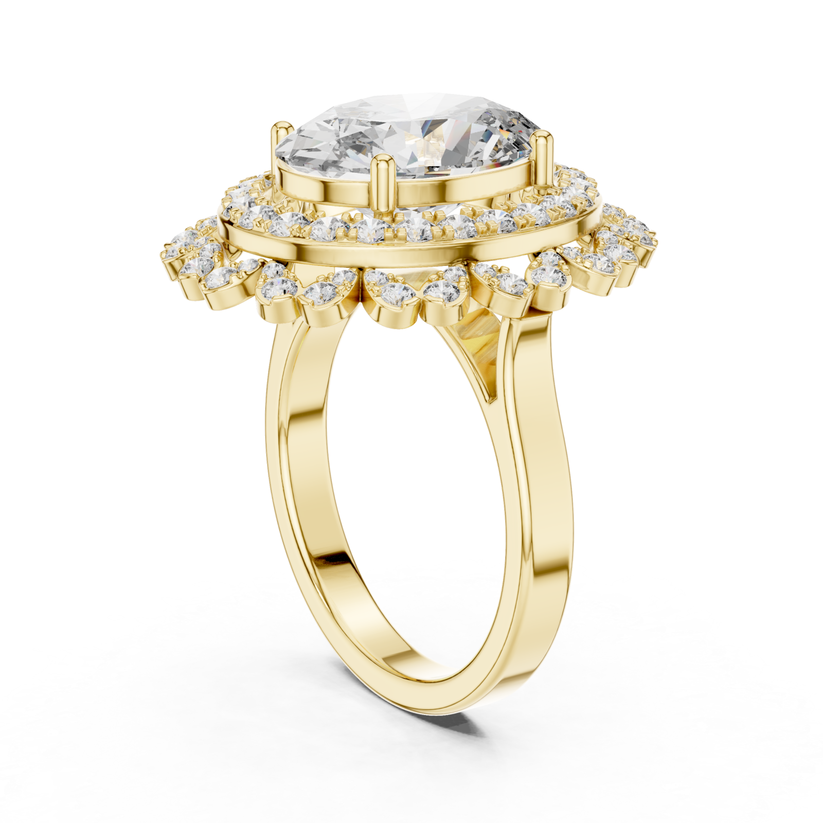  Gold Twilight Aura Enchantress Ring Left View