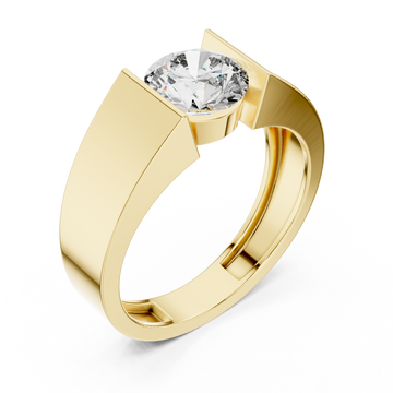 Gold Lumina Axis Horizon Signature Ring Right View