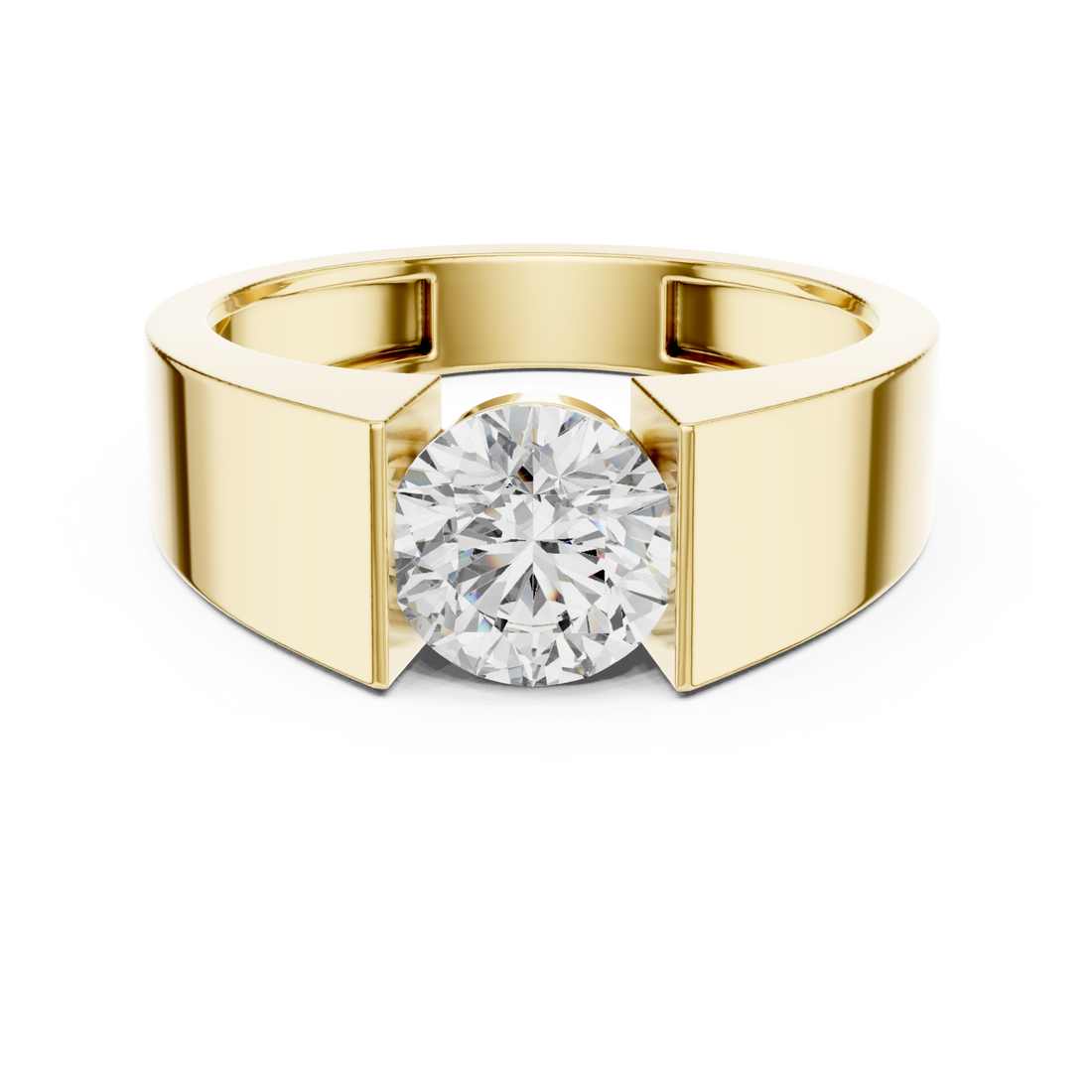 Gold Lumina Axis Horizon Signature Ring Right View
