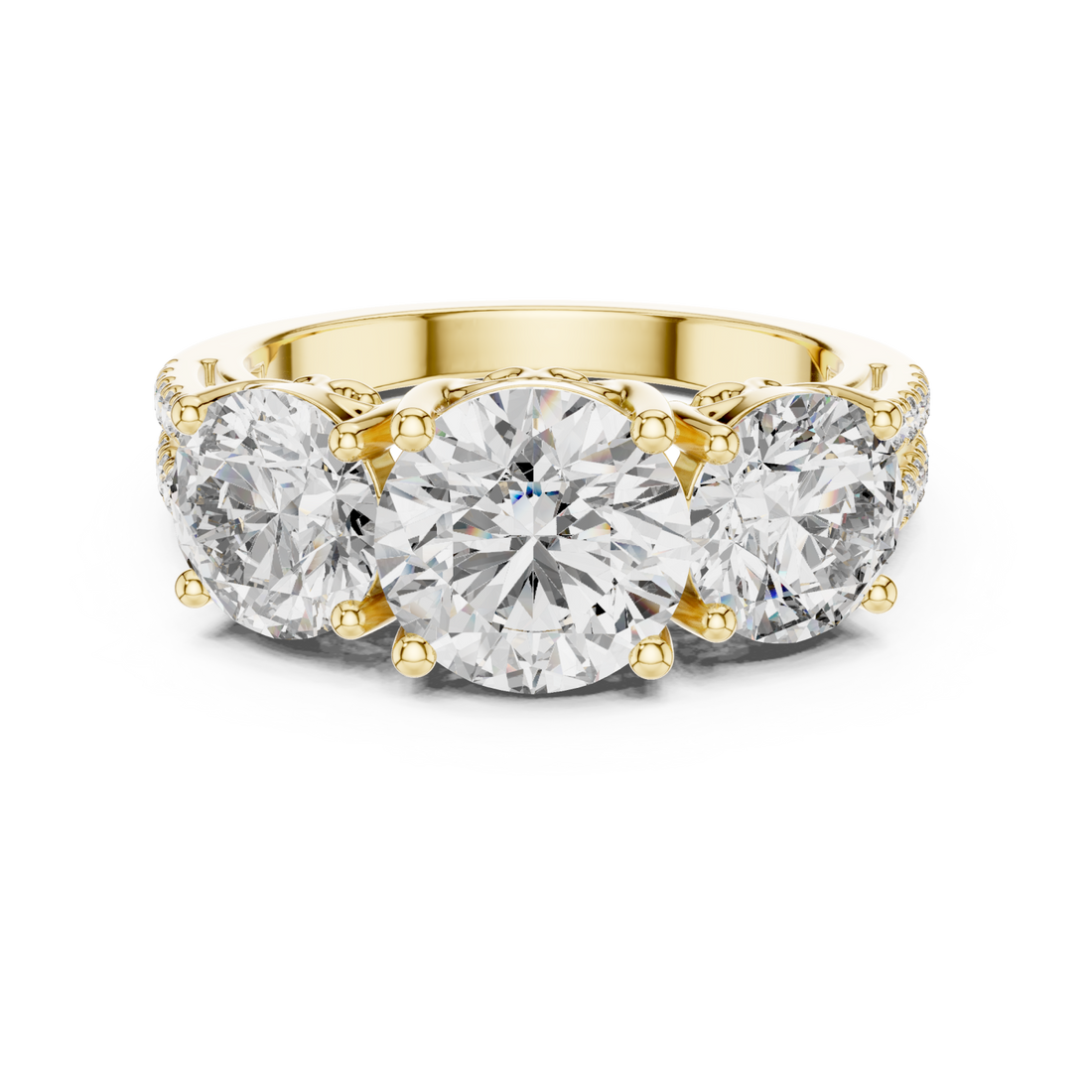 Gold Eclipsed Dream Eternal Bond Anniversary Ring Right View