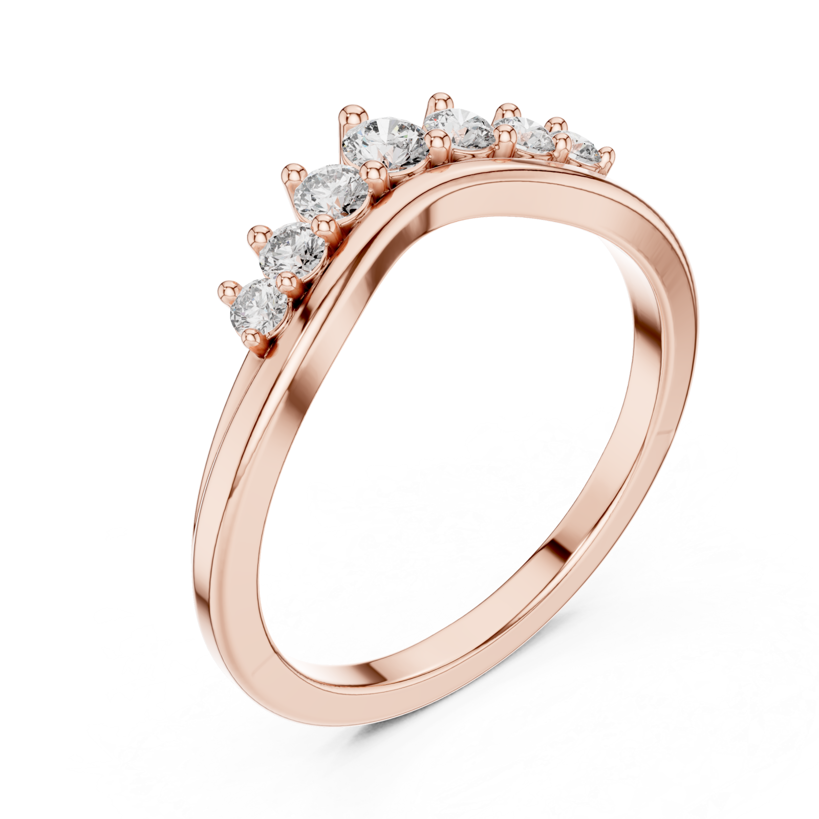  Rose Gold Twilight Crest Silhouette Band Right View