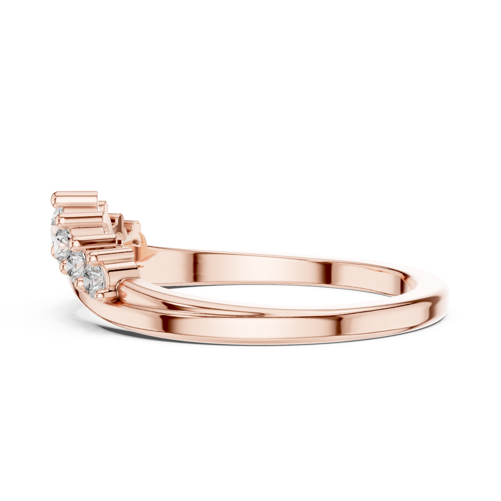  Rose Gold Twilight Crest Silhouette Band Side View