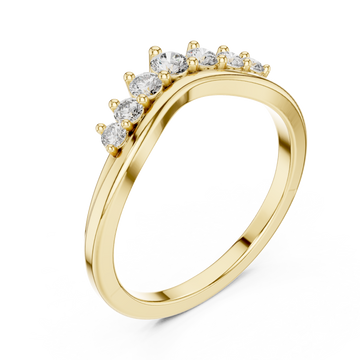 Gold Twilight Crest Silhouette Band Right View