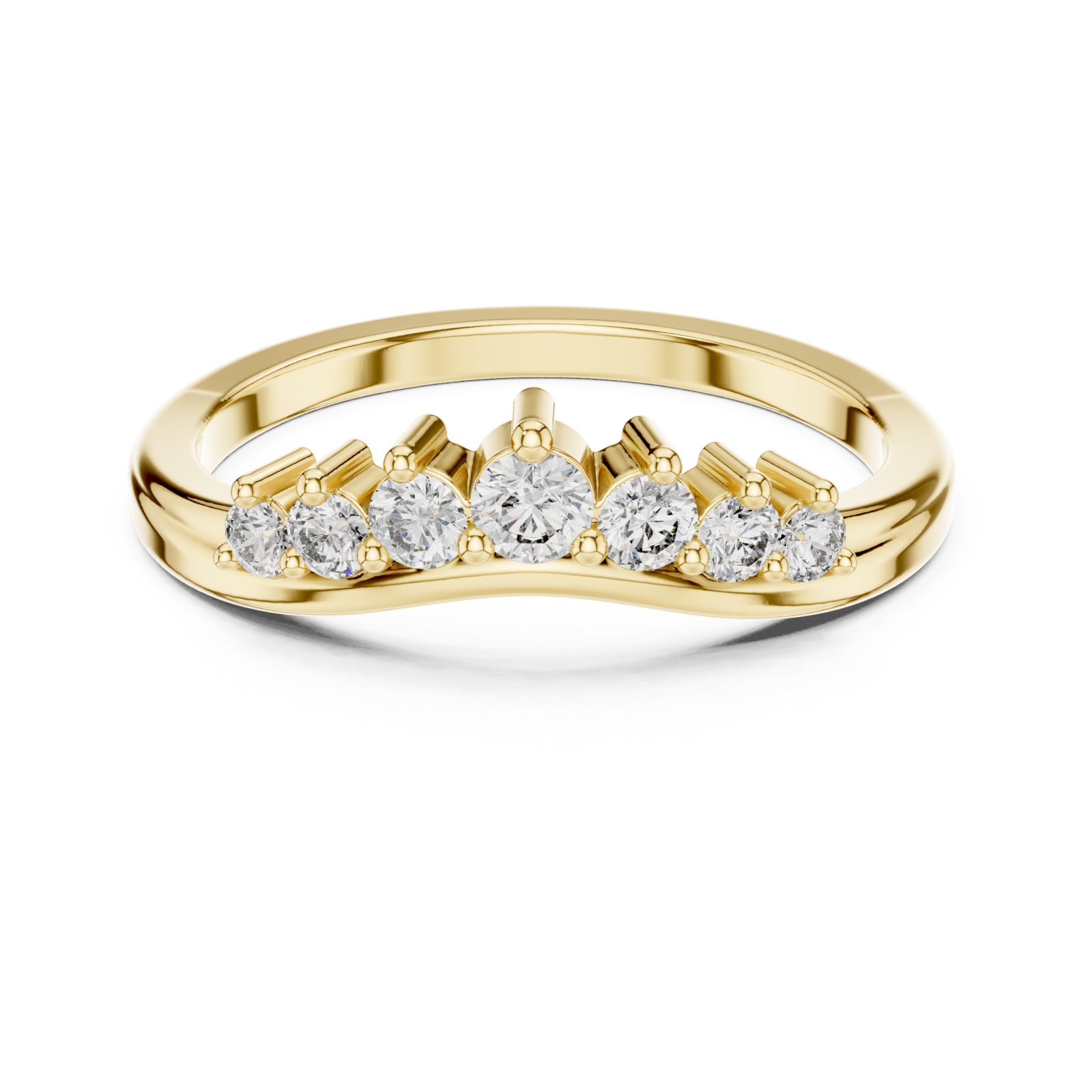  Gold Twilight Crest Silhouette Band Front View