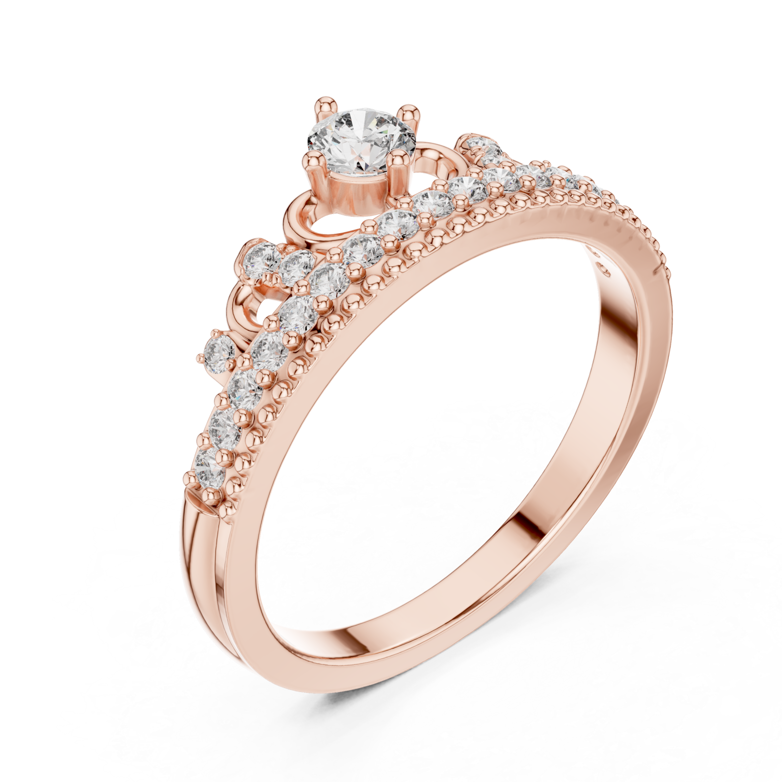  Rose Gold Enchanting Cascade Dream Ring Right View