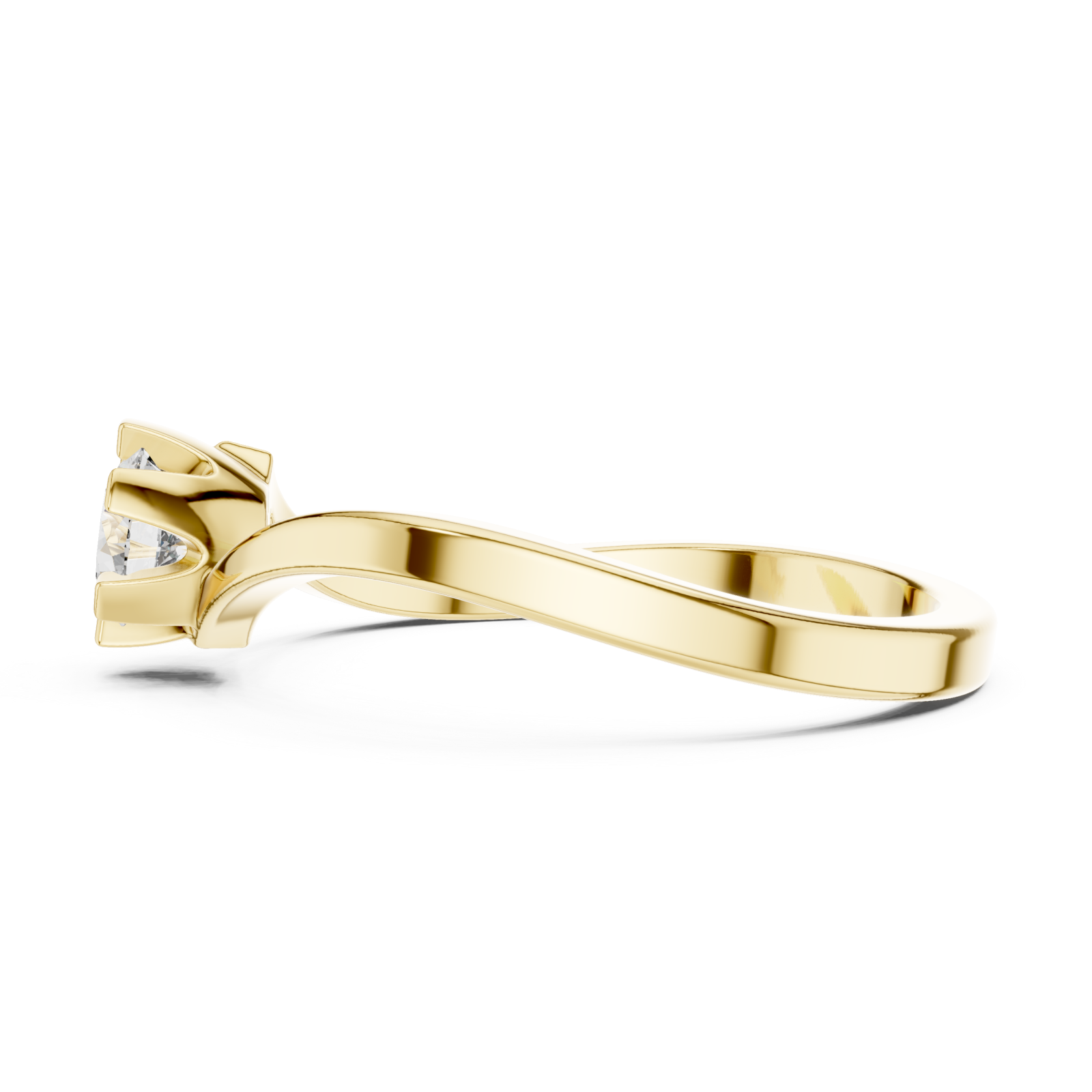  Gold Celestial Point Harmony Ring Side View