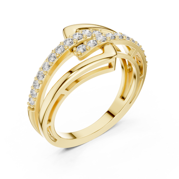 Gold Twilight Motion Luxe Statement Band Right View