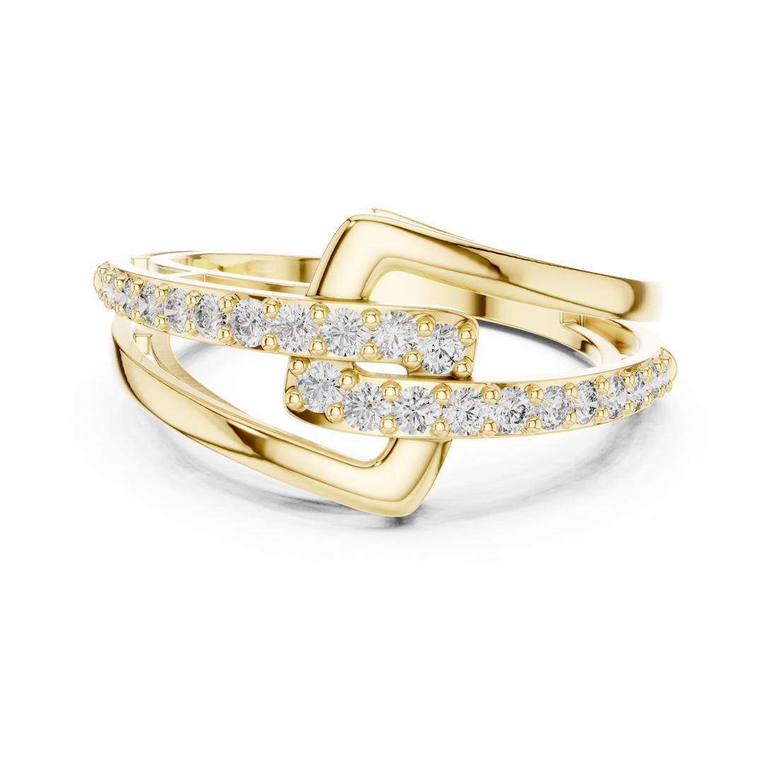 Gold Twilight Motion Luxe Statement Band Right View