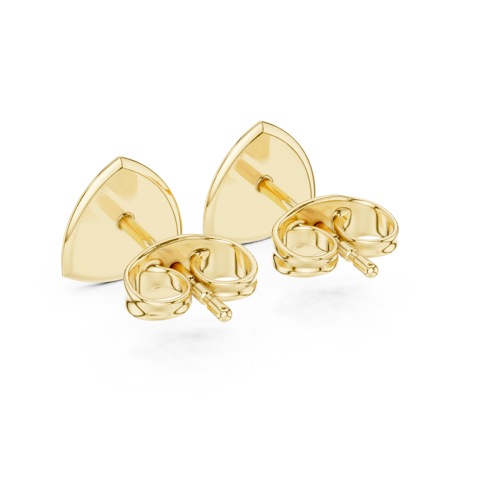  Gold Secret Garden Dewdrop Sparkle Studs Side View