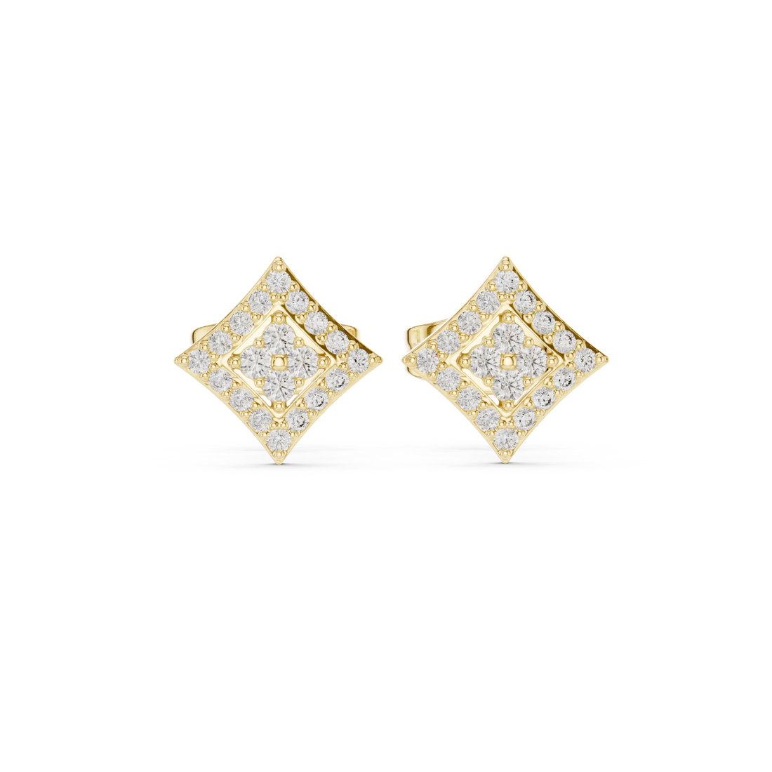 Gold Midnight Whisper Artistry Earring Studs Right View
