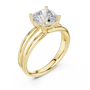 Gold Graceful Embrace Ring Right View