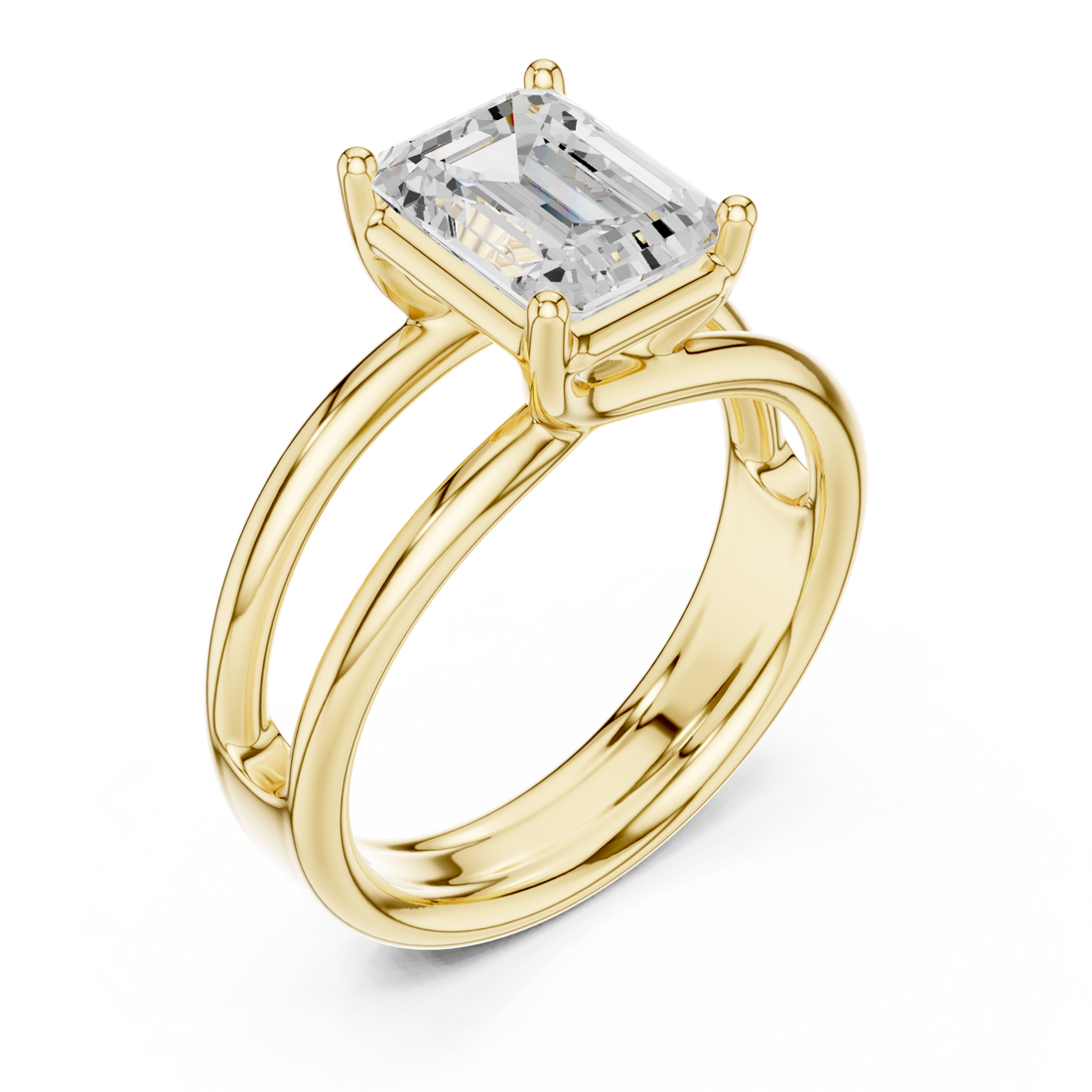 Gold Radiance Paragon Solitaire Ring Right View