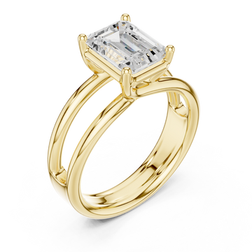 Gold Radiance Paragon Solitaire Ring Right View
