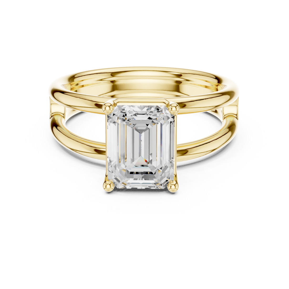 Gold Radiance Paragon Solitaire Ring Right View