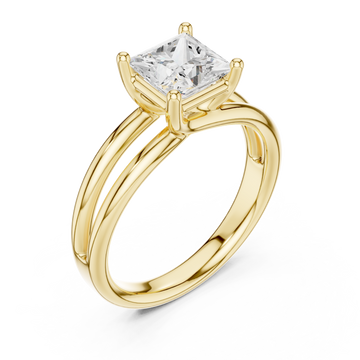 Gold Enduring Majestic Solitaire Right View