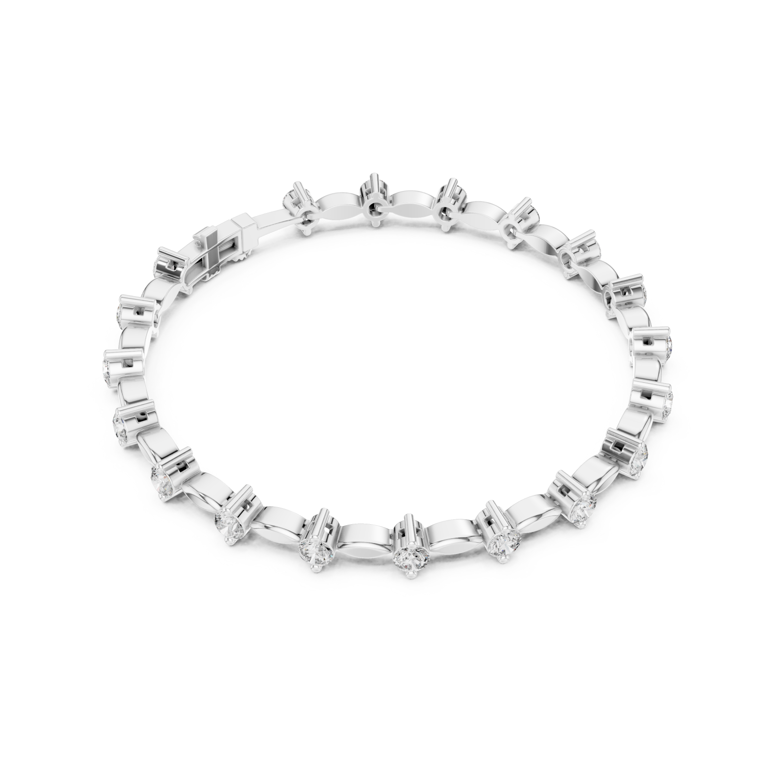  White Gold Pure Harmony Signature Piece Front View