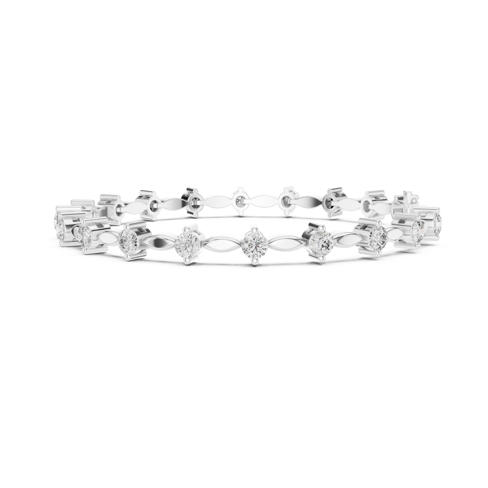  White Gold Pure Harmony Signature Piece Side View
