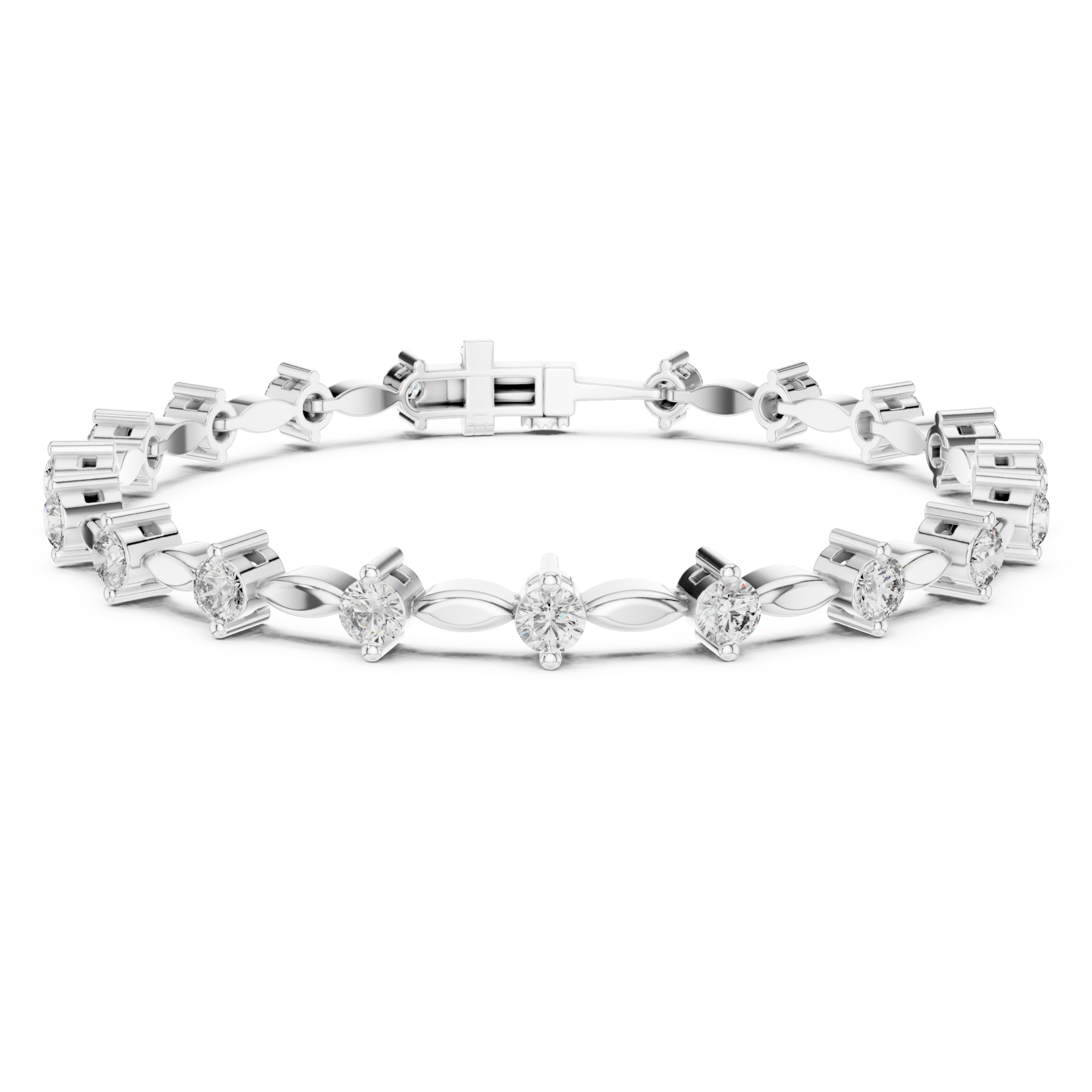  White Gold Pure Harmony Signature Piece Right View