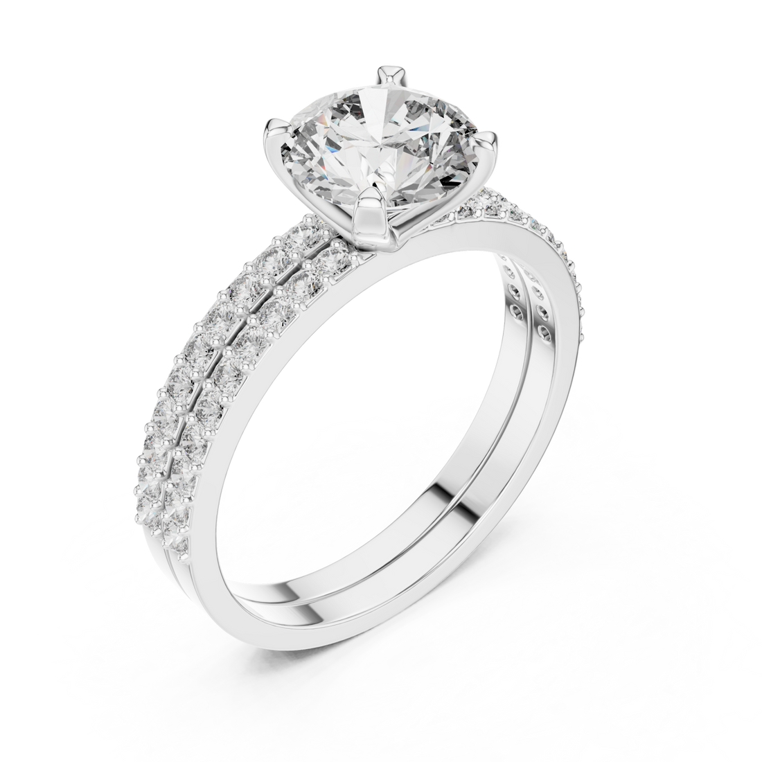  White Gold Starlet Grace Solitaire Engagement Ring Right View