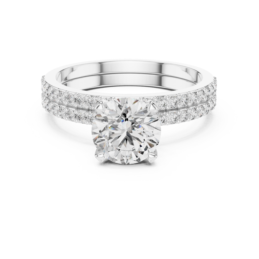  White Gold Starlet Grace Solitaire Engagement Ring Right View