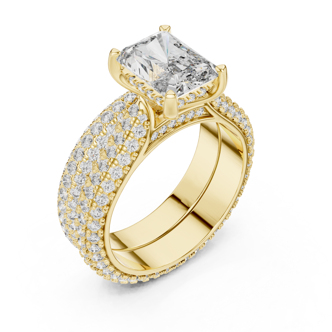 Gold Opulent Eternity Muse Masterpiece Ring Right View