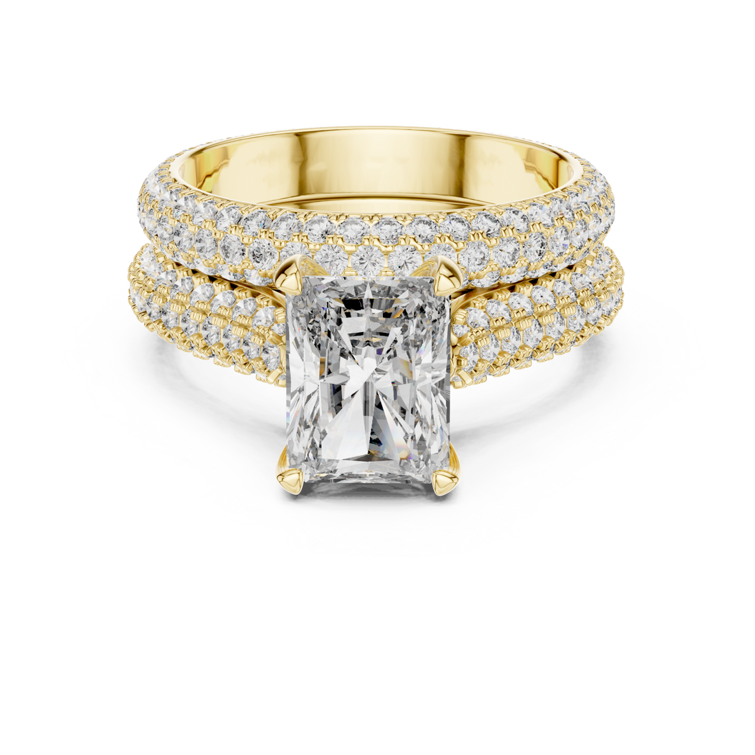 Gold Opulent Eternity Muse Masterpiece Ring Right View