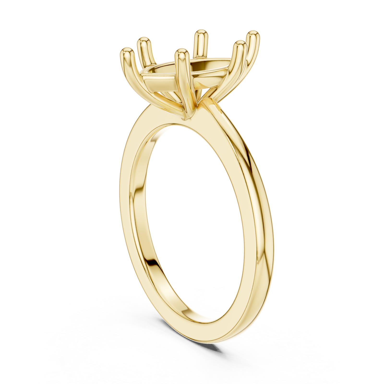  Gold Eclipse Setting Ring Left View