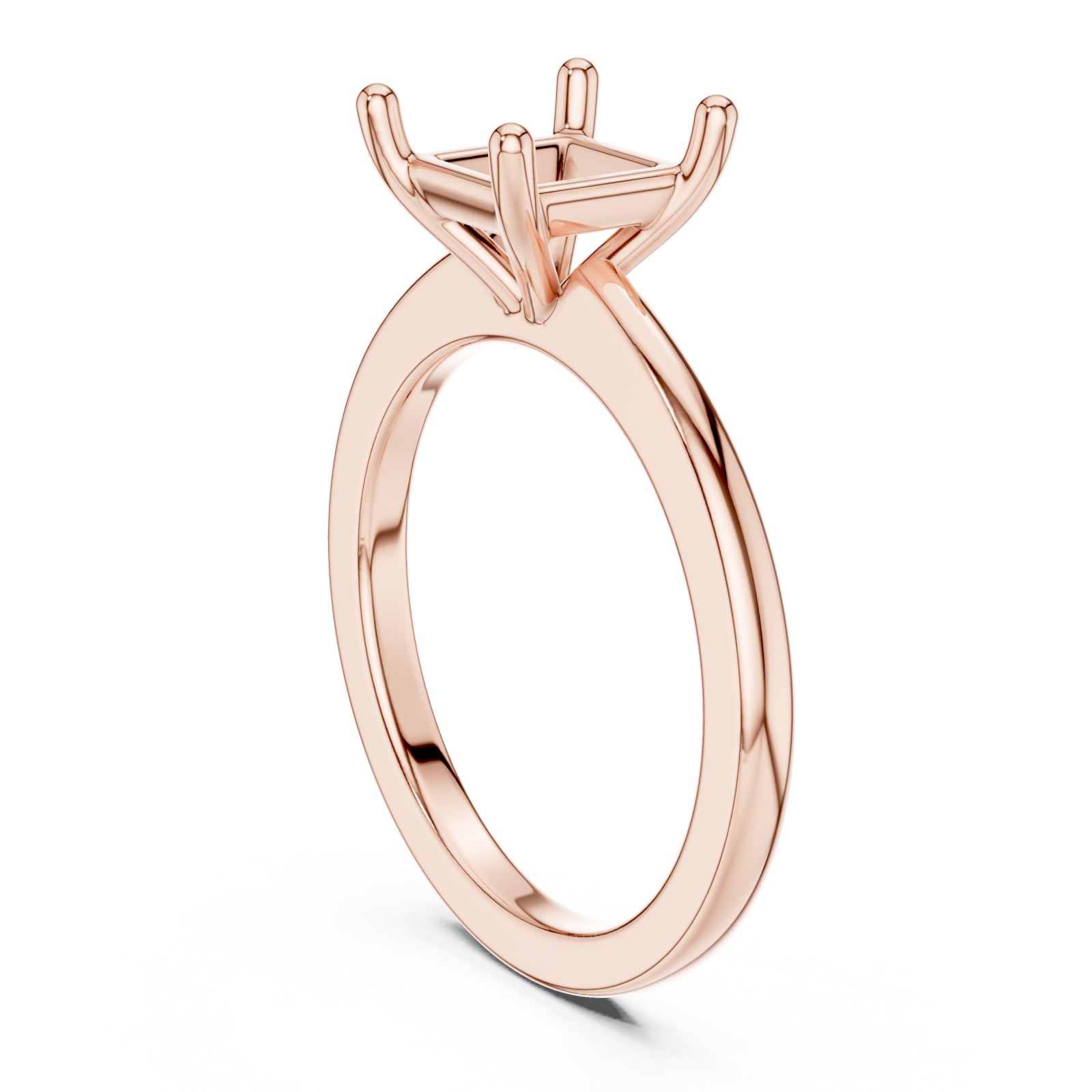  Rose Gold Luminous Setting Grace Ring Left View