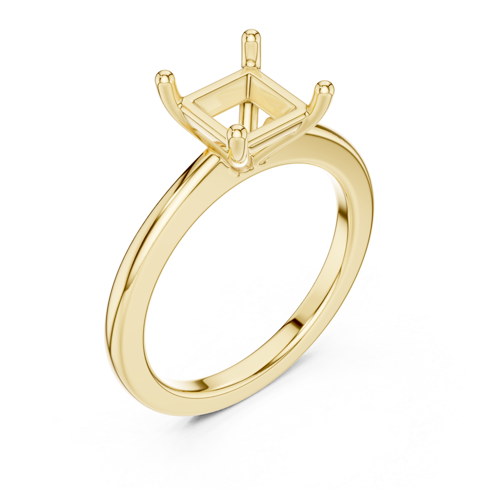 Gold Luminous Setting Grace Ring Right View