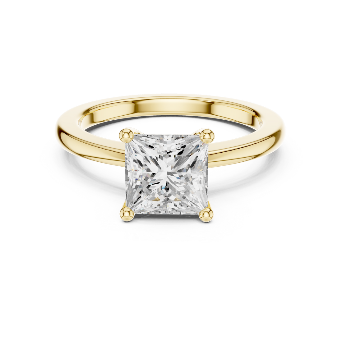 Gold Luminous Setting Grace Ring Right View